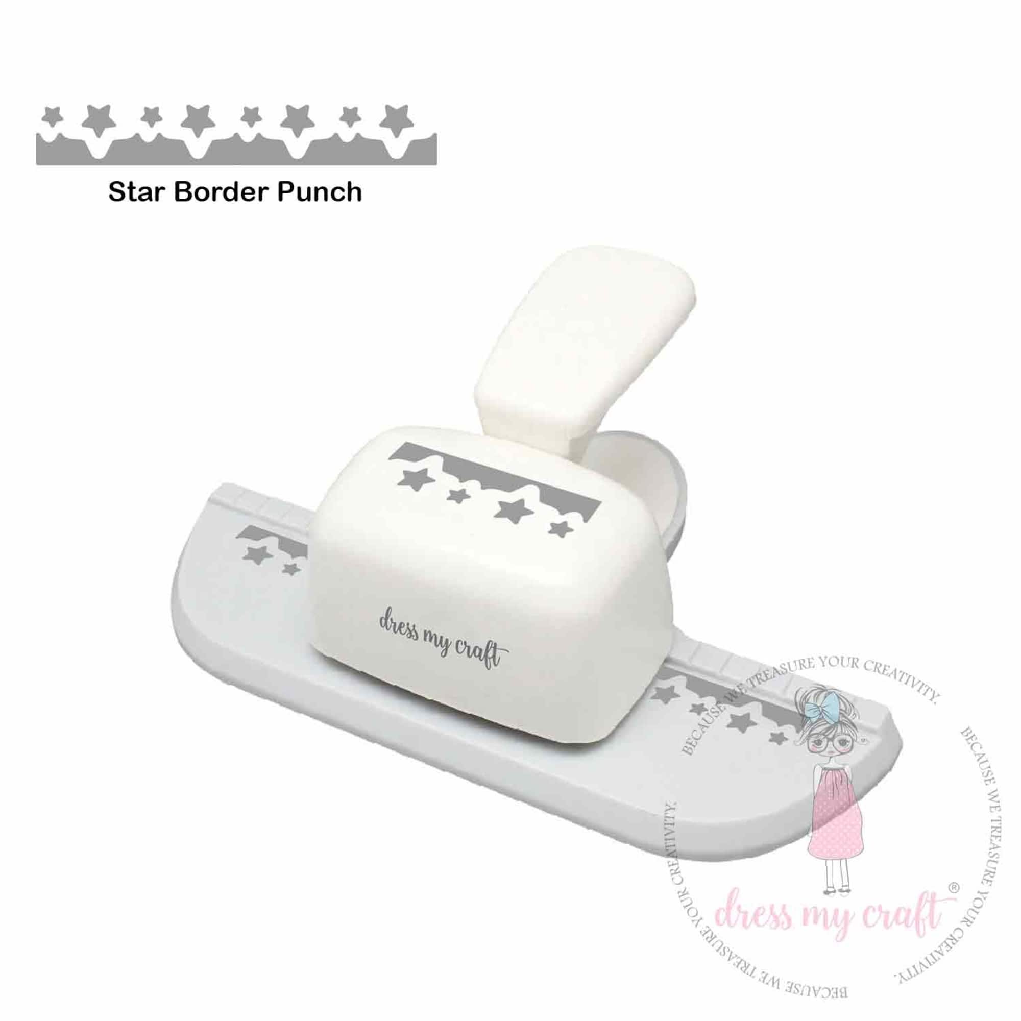 Dress My Craft® Star Border Punch